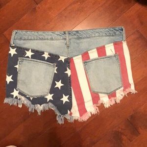 American Flag Shorts
